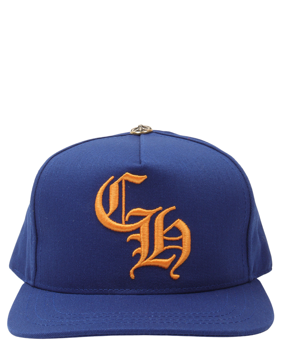 Blue CH Button Baseball Hat