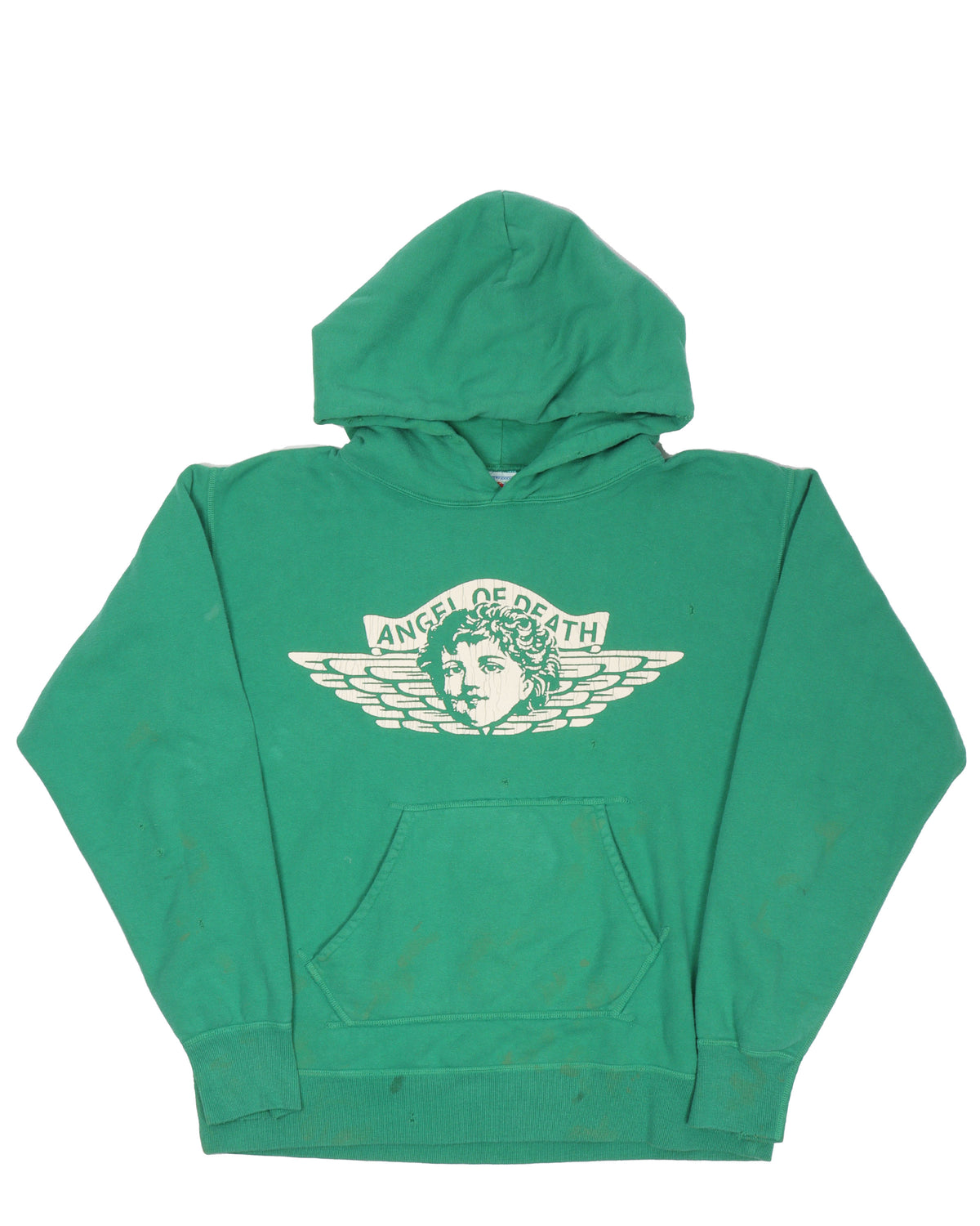 Saint Michael Denim Tears Angel of Death Hoodie – Justin Reed