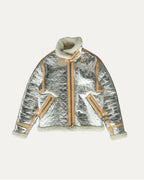 Mirror Monogram Shearling Jacket