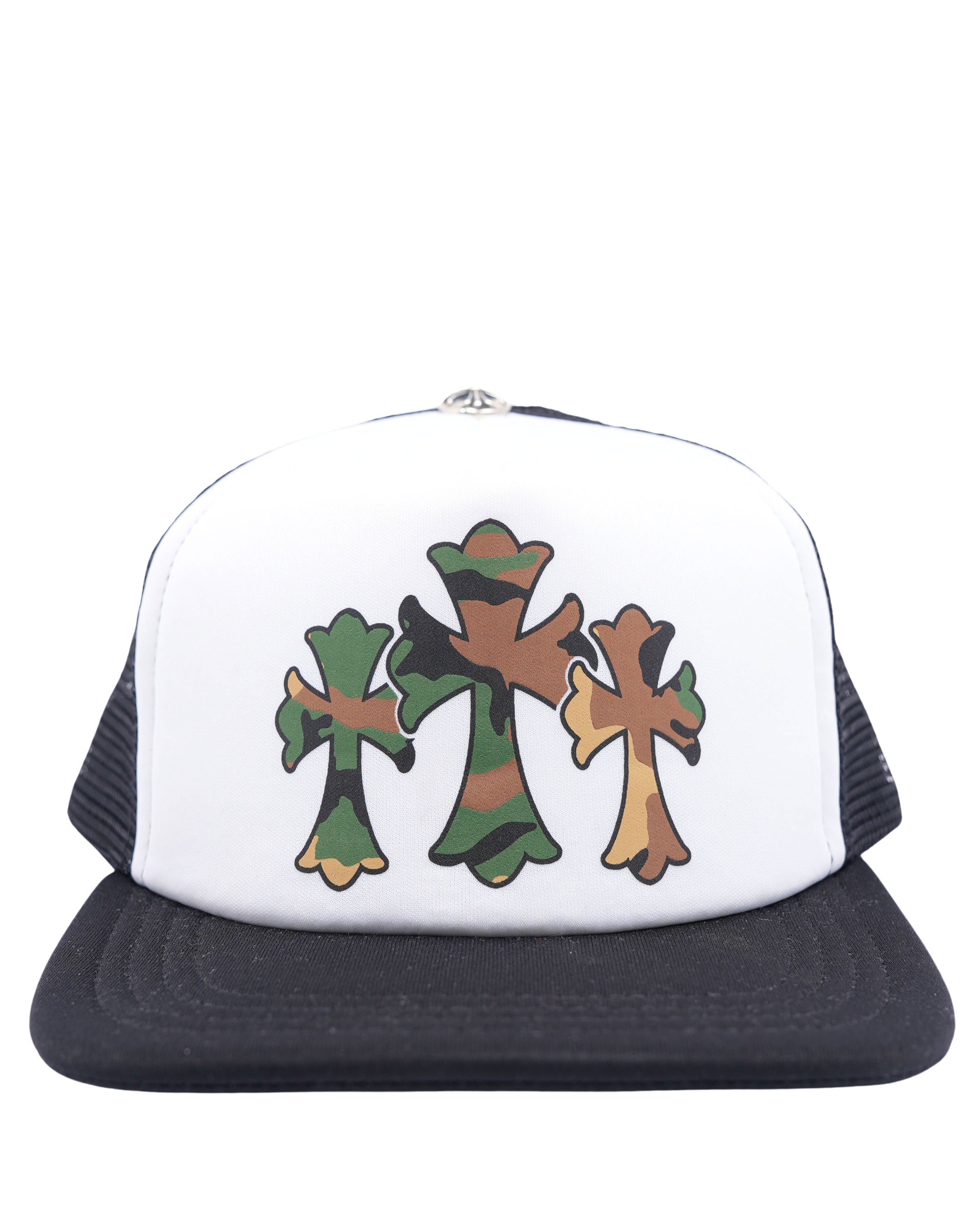 Camouflage Cemetery Cross Trucker Hat