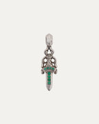 Emerald Dagger Pendant