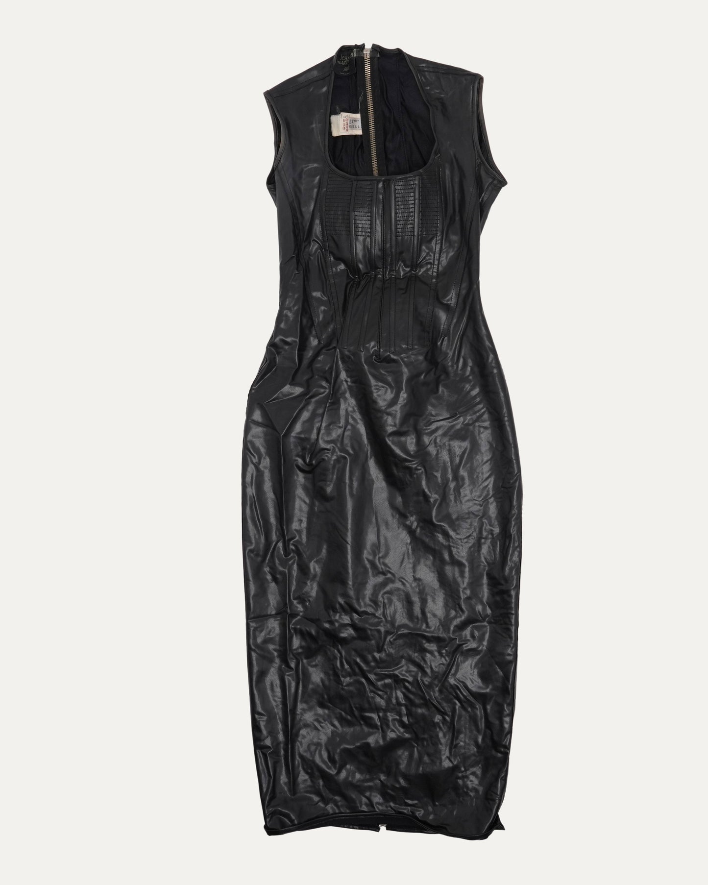 Vinyl Dominatrix Corset Dress
