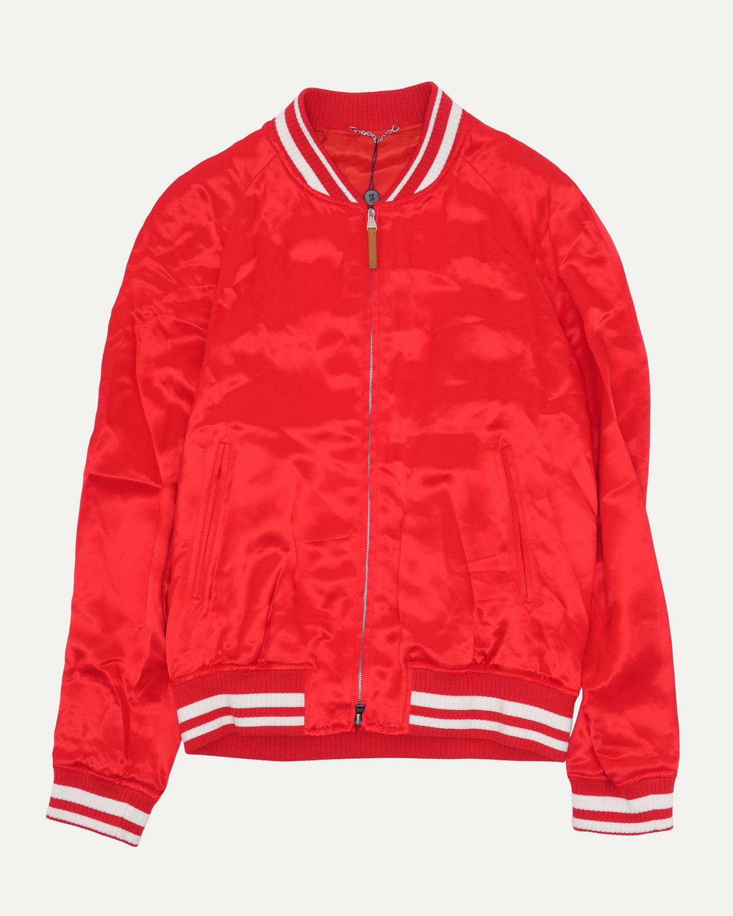 Embroidered Script Varsity Jacket