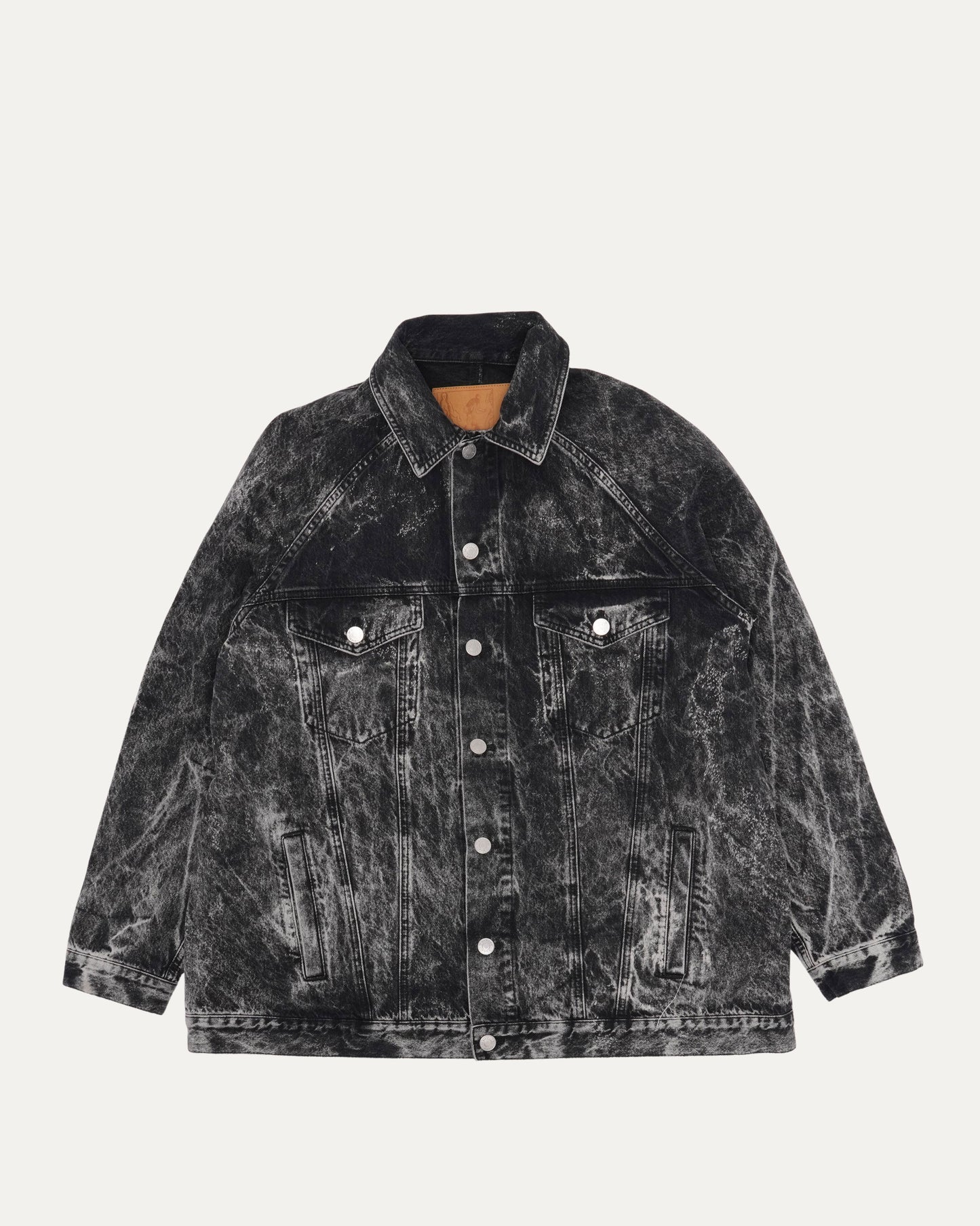 Oversized Acid Wash Denim Jacket