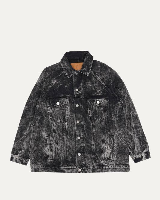 Oversized Acid Wash Denim Jacket