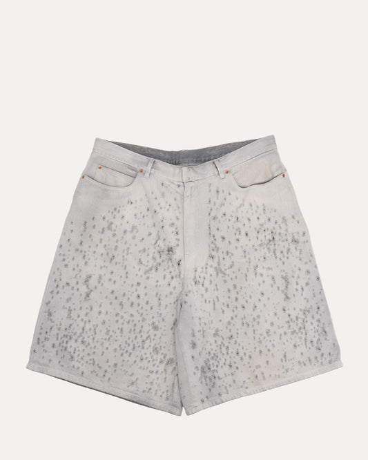 MM6 Destroyed Denim Shorts
