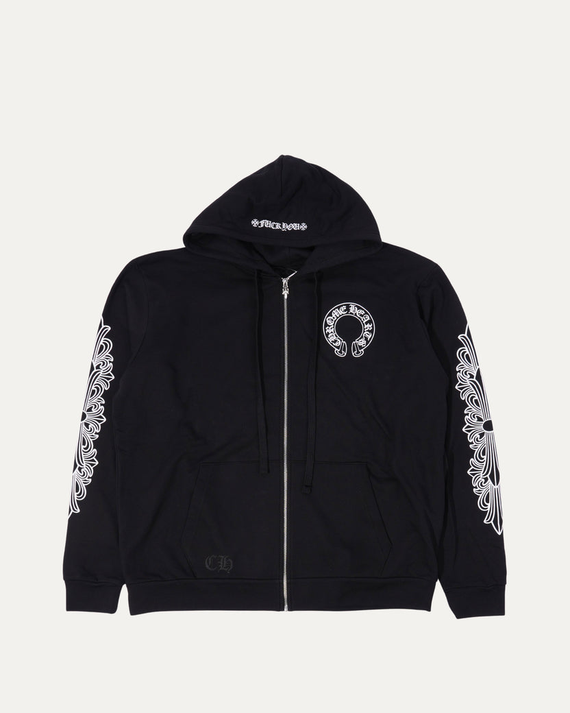 Horseshoe Logo Zip-Up Hoodie