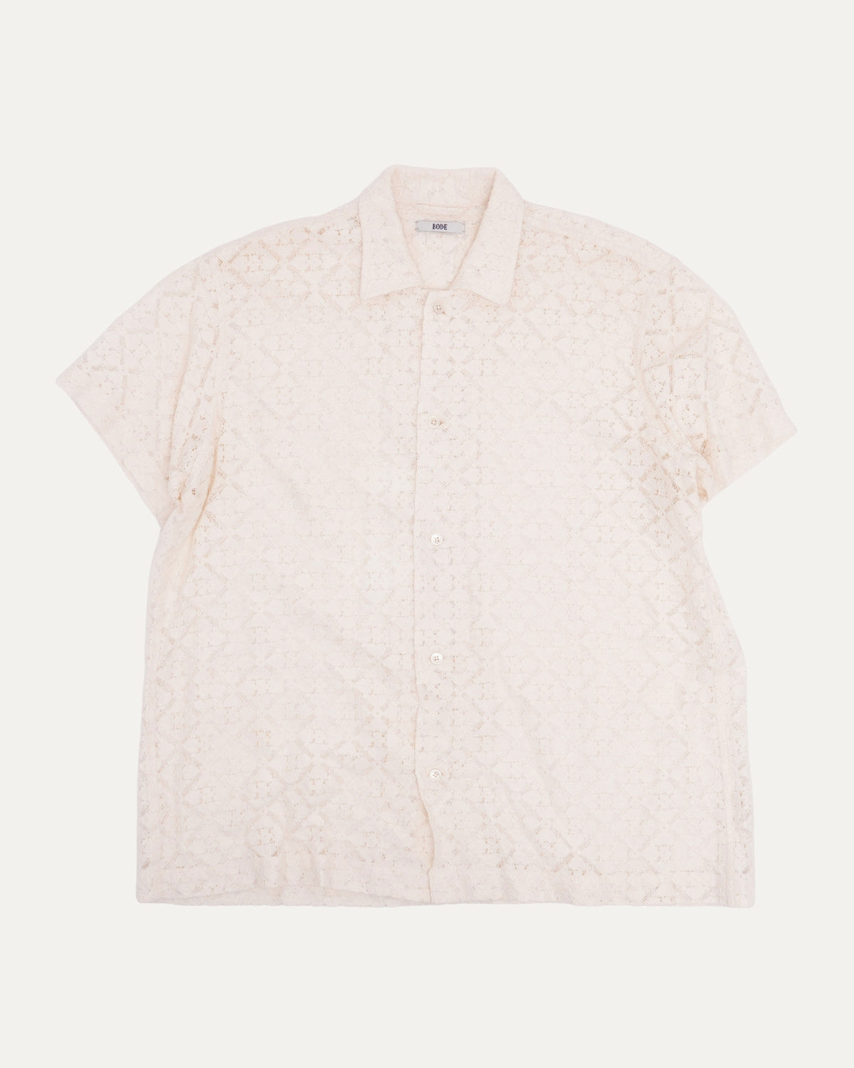 Cotton Blend Lace Shirt