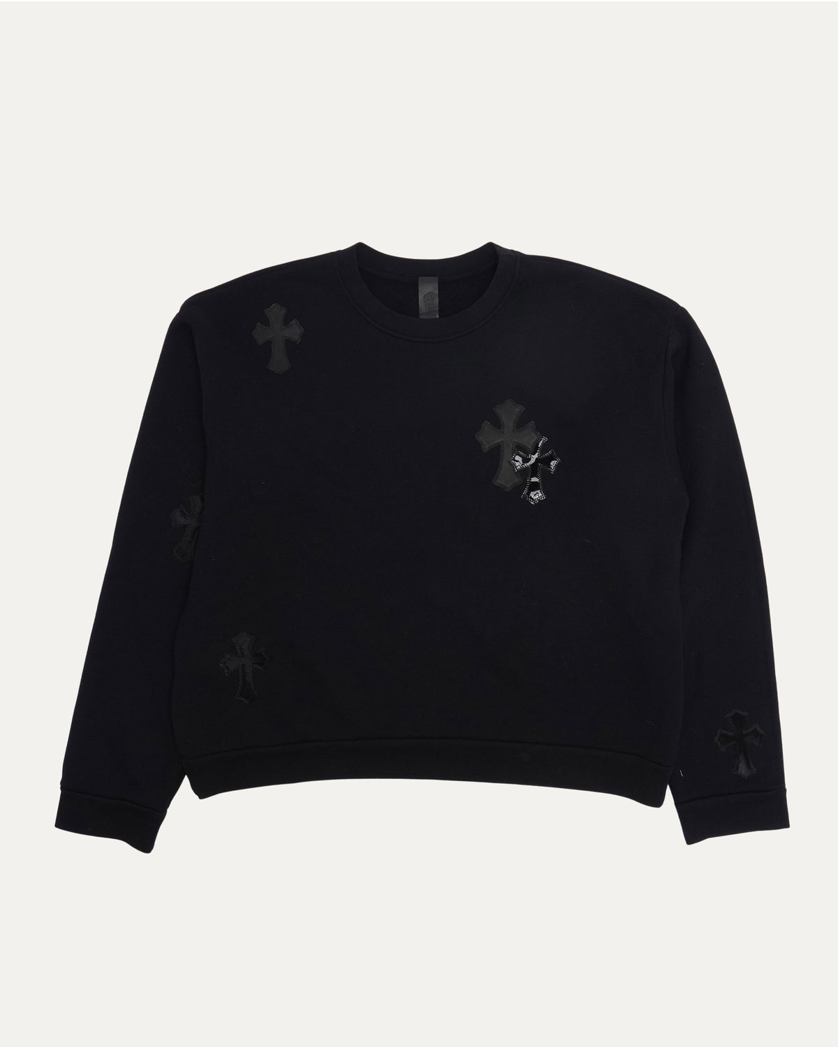 Paper Jam Cross Patch Crewneck Sweatshirt