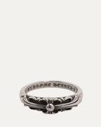 Mini Floral Cross Ring