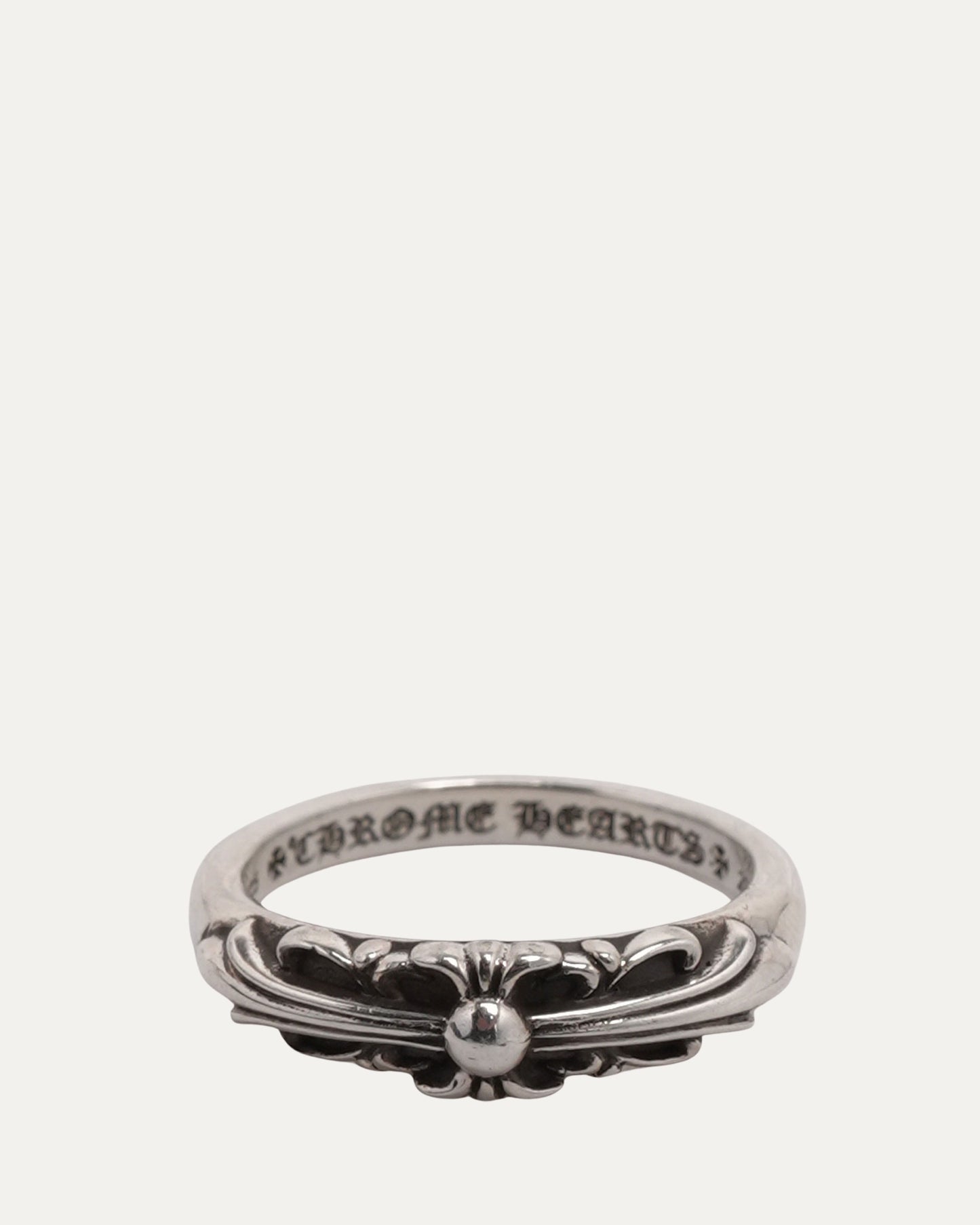 Mini Floral Cross Ring