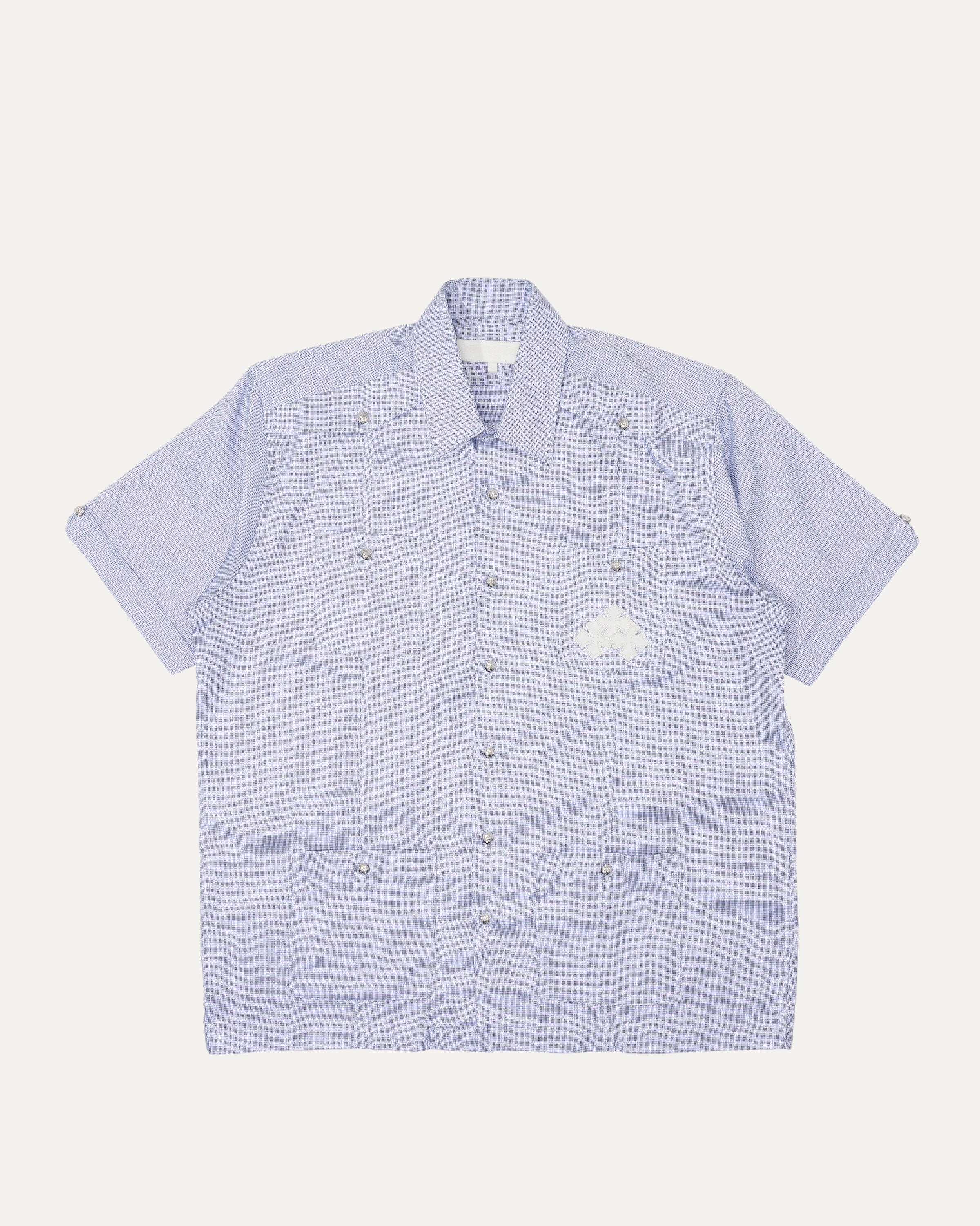 Cross Patch Guayabera Shirt