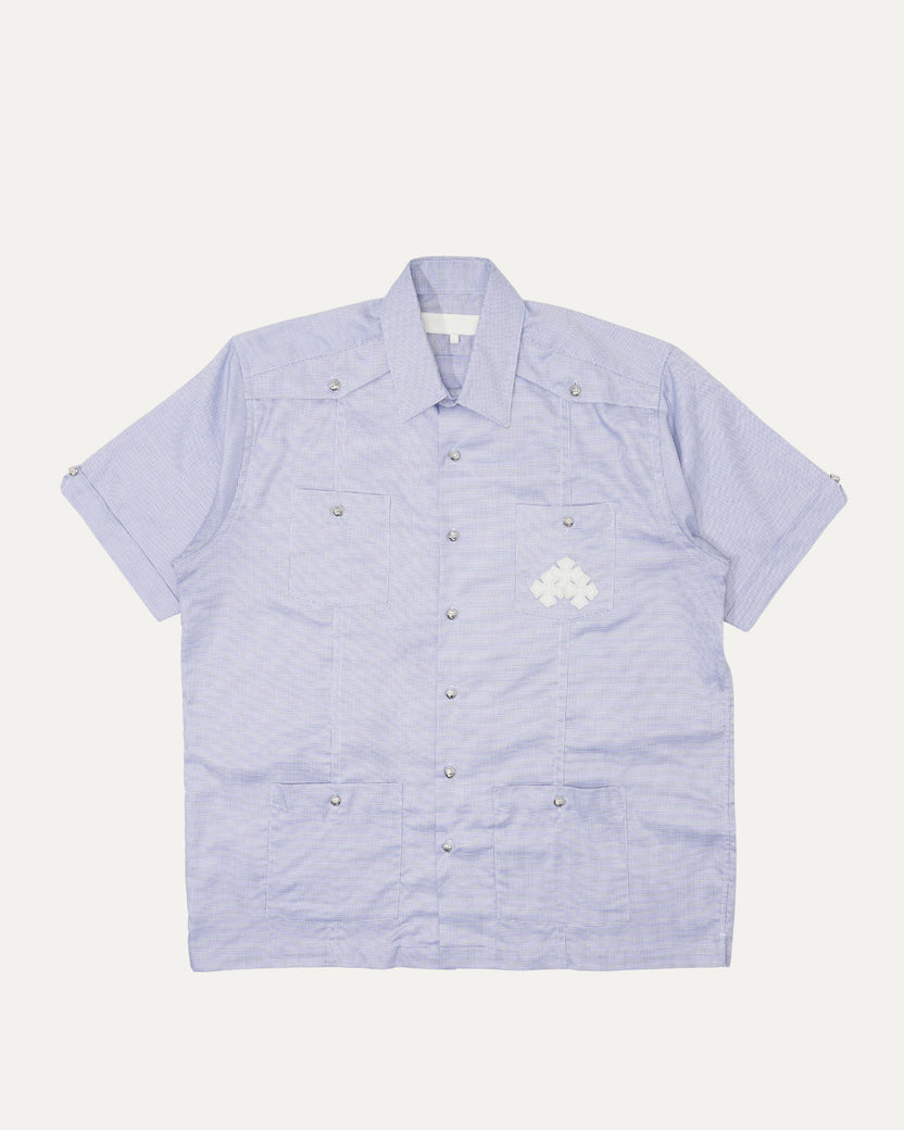 Cross Patch Guayabera Shirt