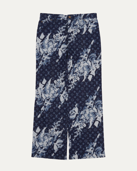 Floral Monogram Jeans