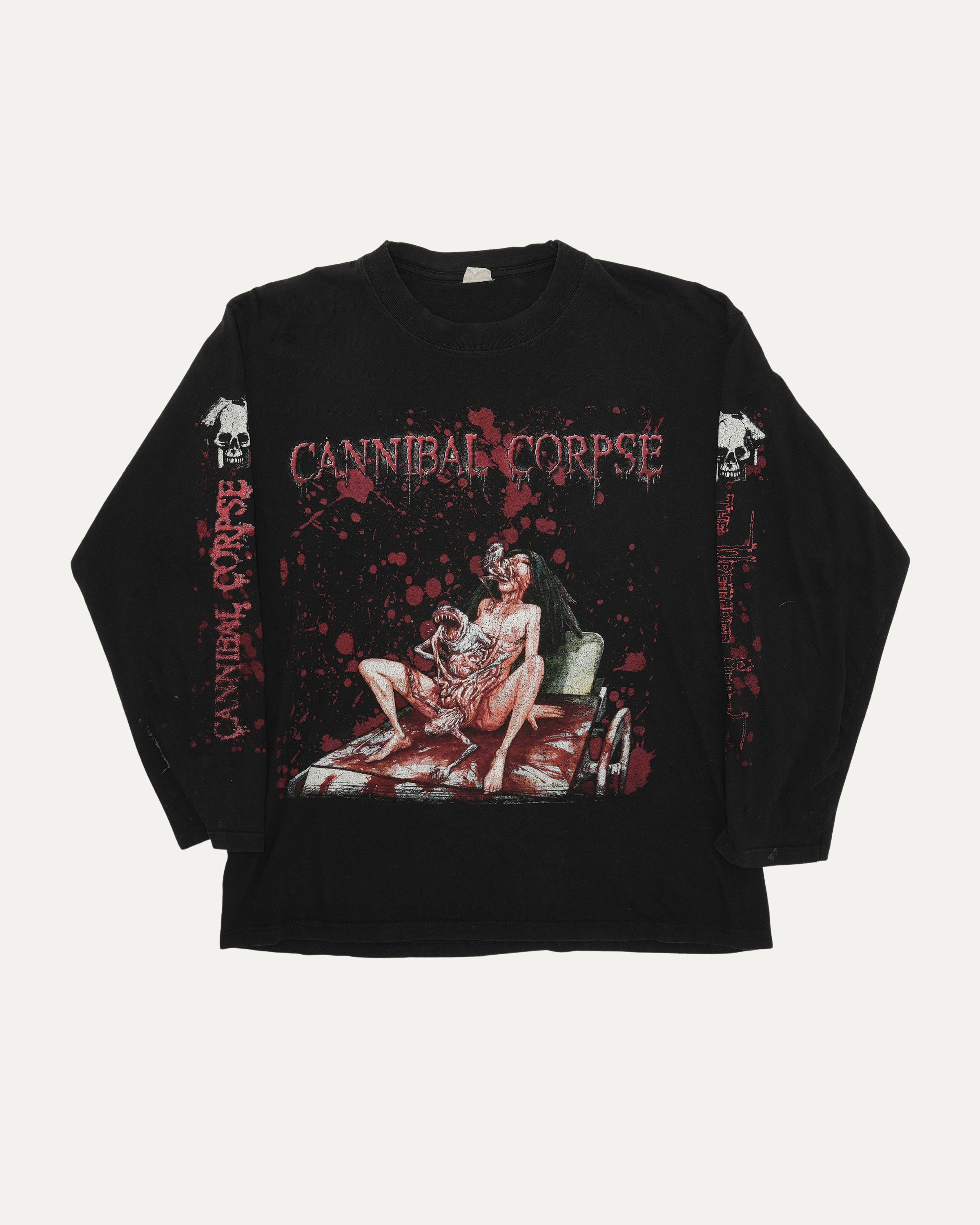 Vintage Cannibal Corpse Long Sleeve T-Shirt – Justin Reed Vintage Cannibal Corpse Long Sleeve T-Shirt – Justin Reed