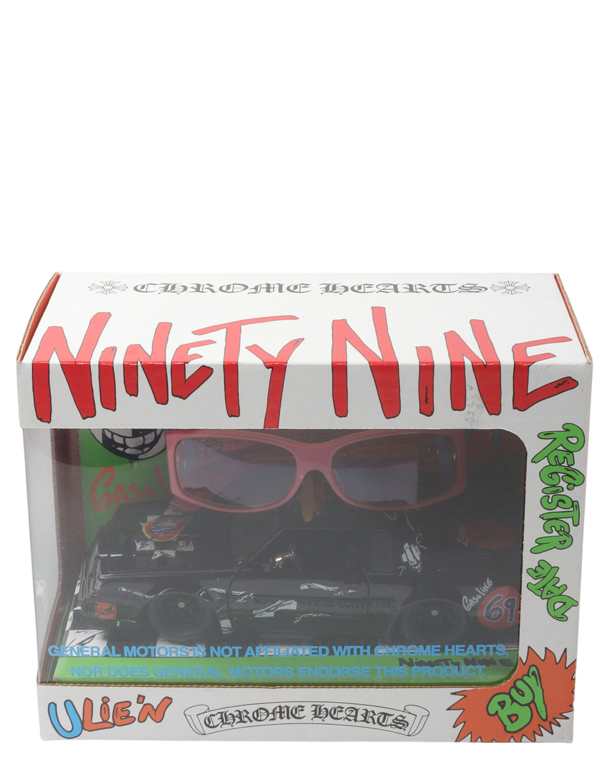 Matty Boy Sex Records 99 Eyes "U LIE'N" Sunglasses & Toy Car