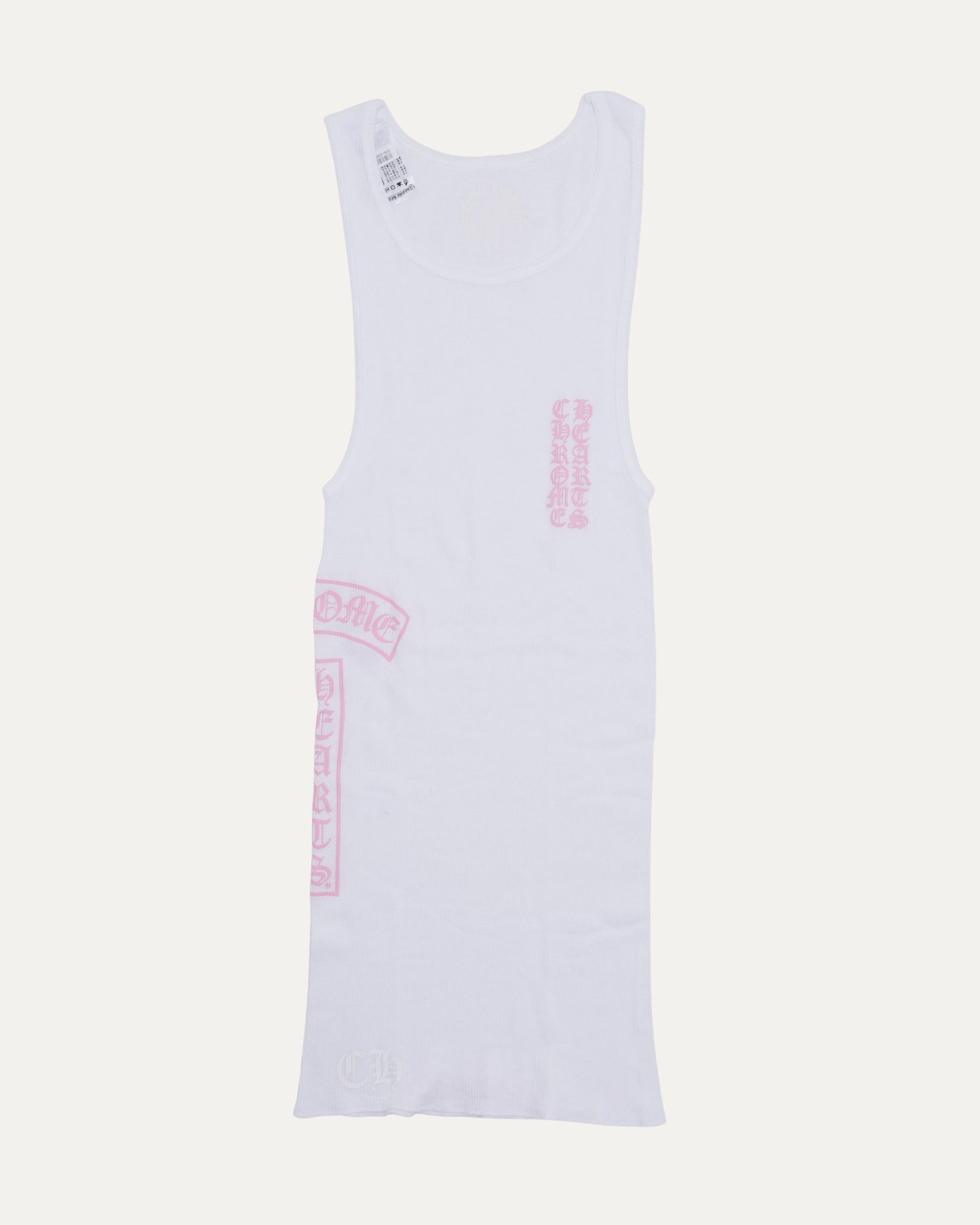 T-Bar Logo Ribbed Tank Top