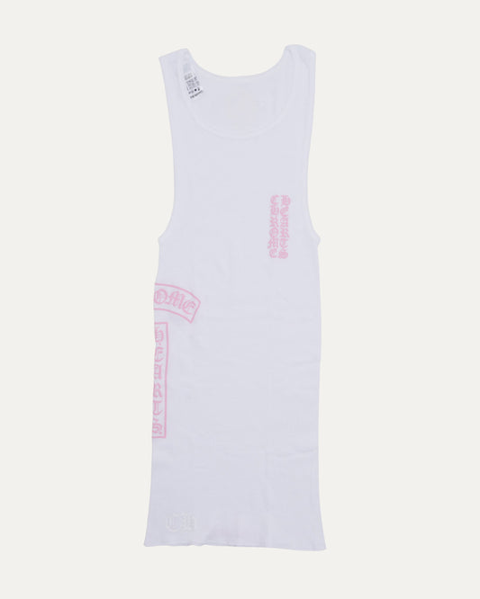 T-Bar Logo Ribbed Tank Top