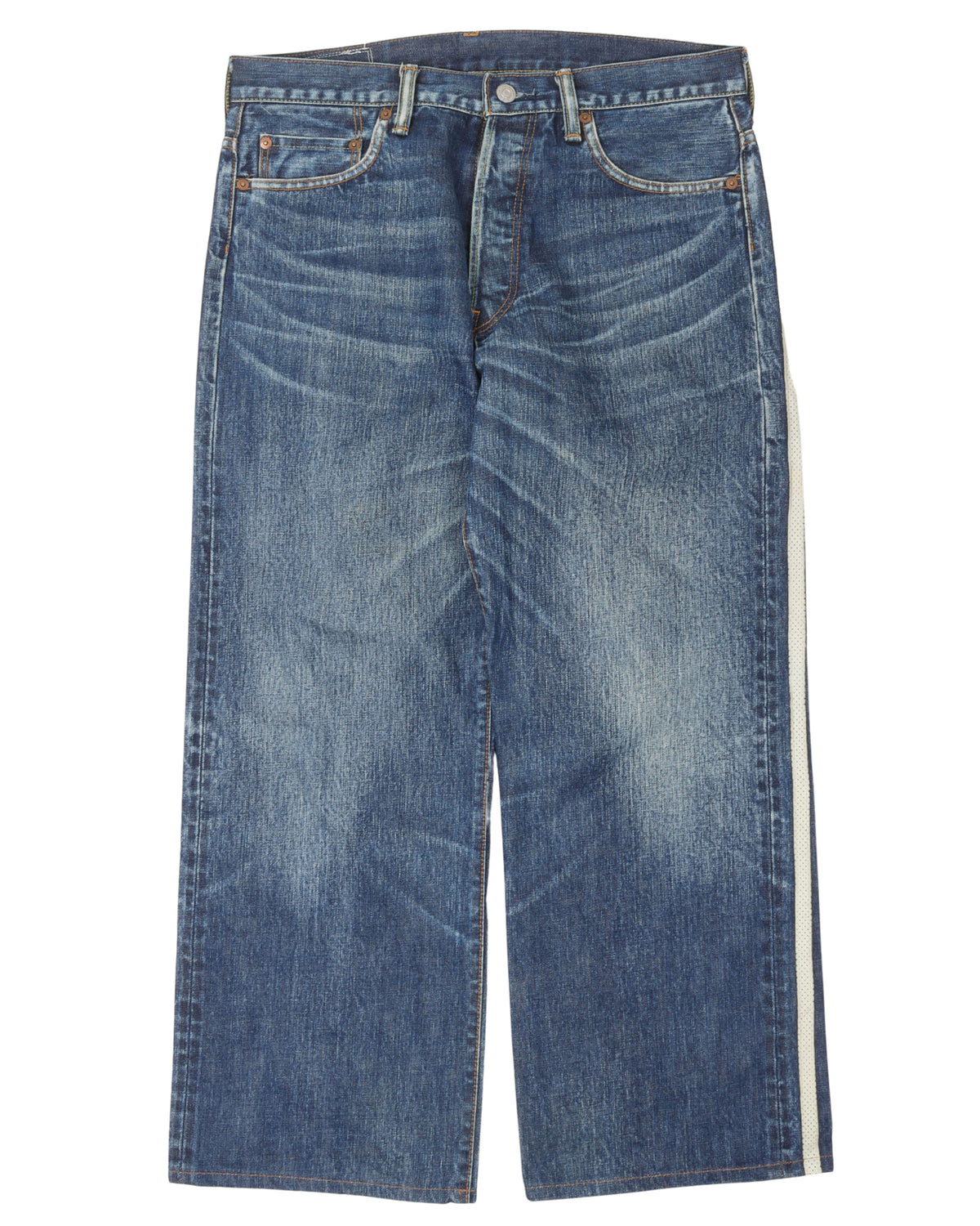 AW04 Spotted Horse Y-3 Adidas Striped Jeans 80/100