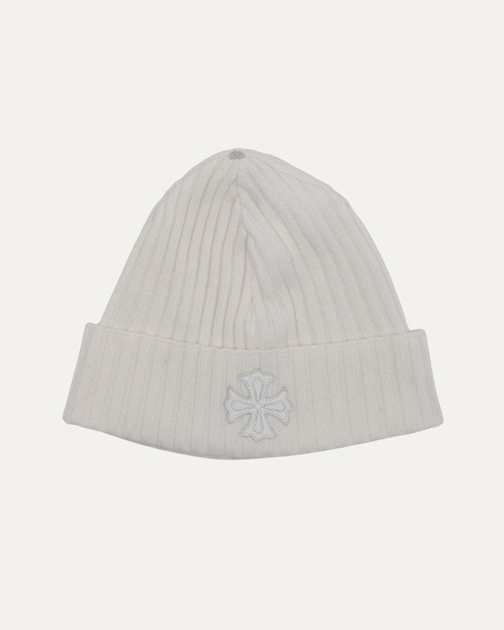 Cashmere Plus Cross Patch Beanie