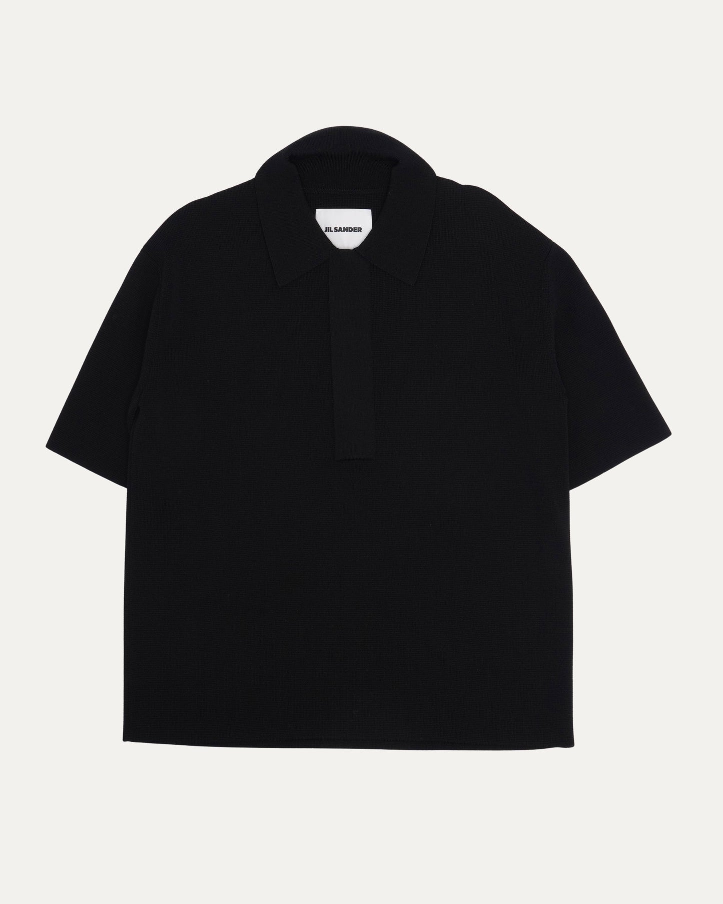 Ribbed Zip Polo