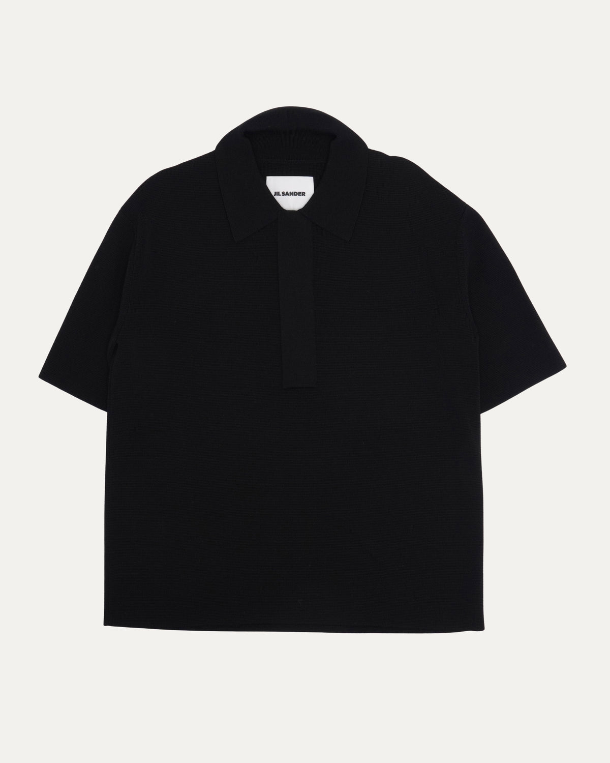 Ribbed Zip Polo