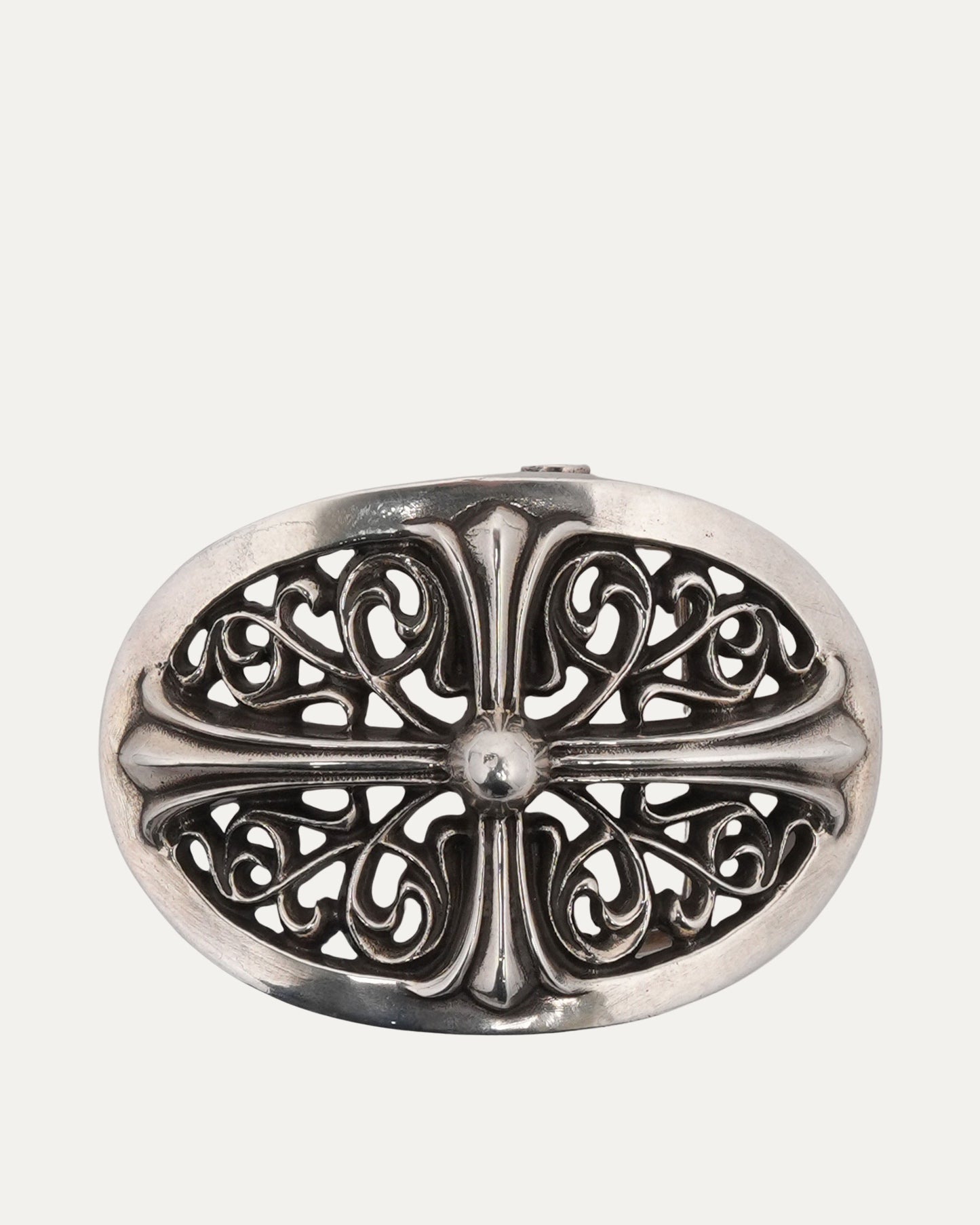 Oval Cross Belt Buckle