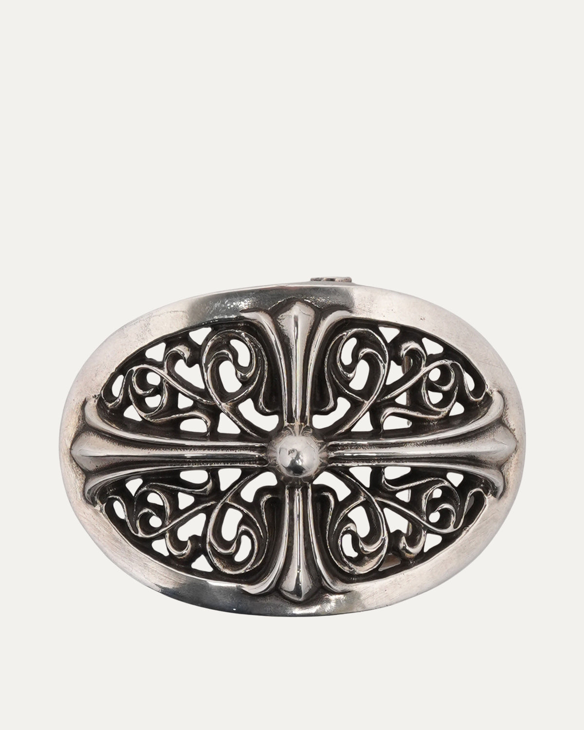 Oval Cross Belt Buckle