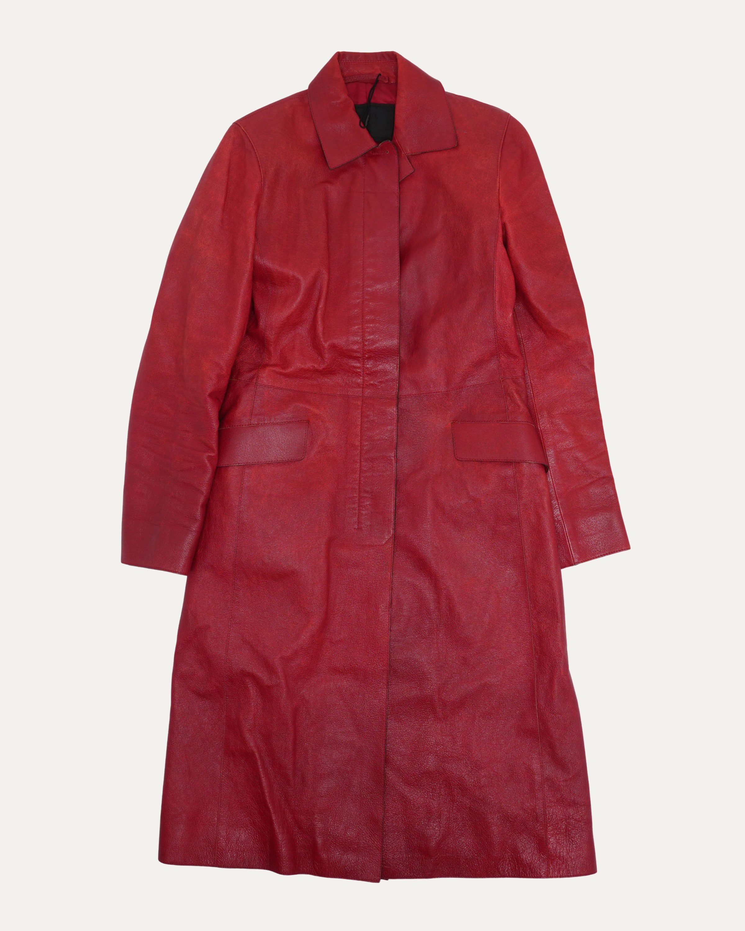 Prada Leather Trench Coat – Justin Reed
