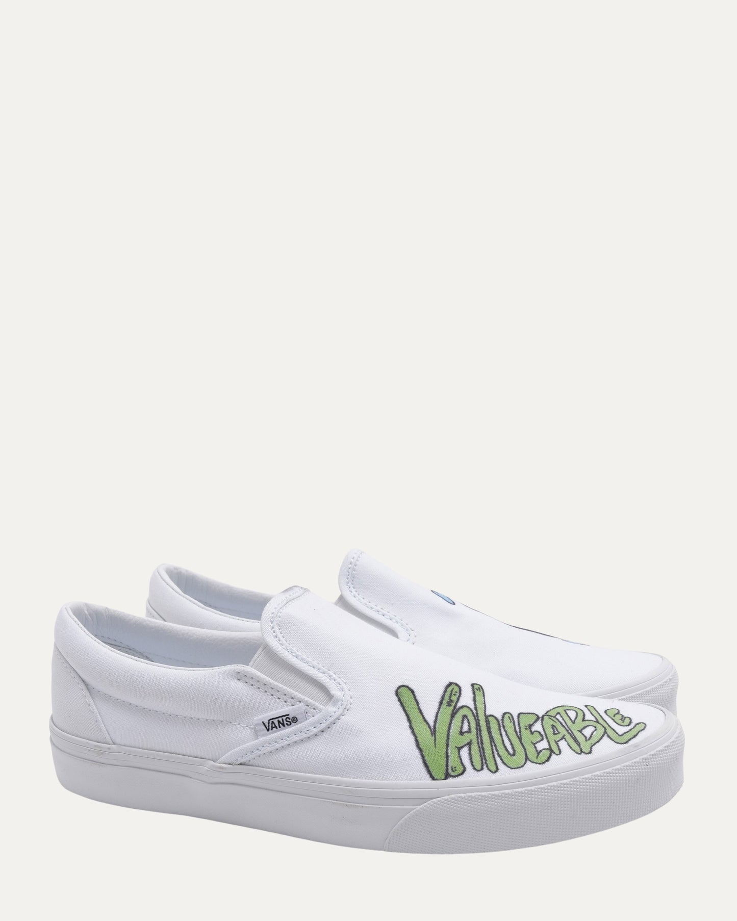 Matty Boy Hand-Drawn Vans Slip On Sneakers