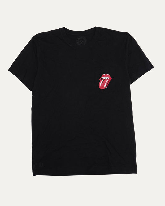 Rolling Stones Horseshoe Logo Pocket T-Shirt