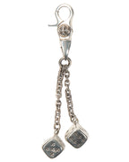 Silver Dice Keychain Clip