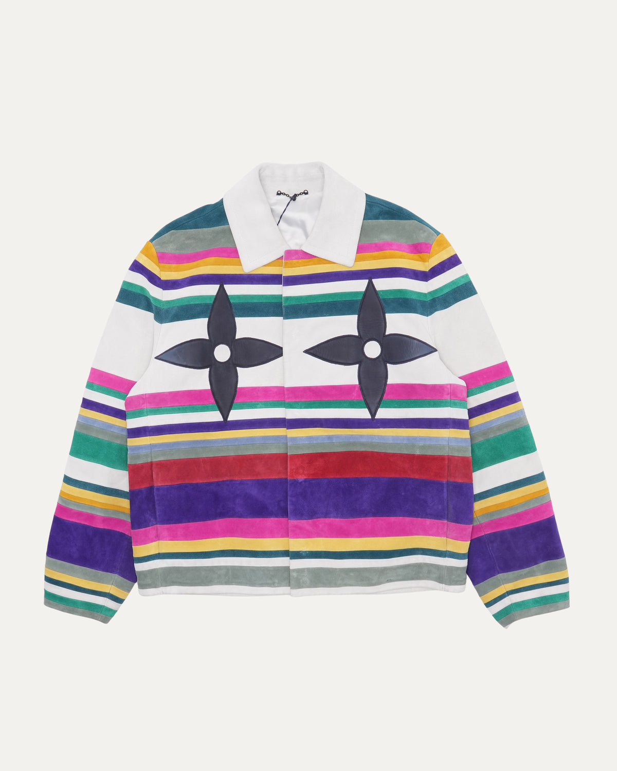 Nubuck Intarsia Admiral Jacket