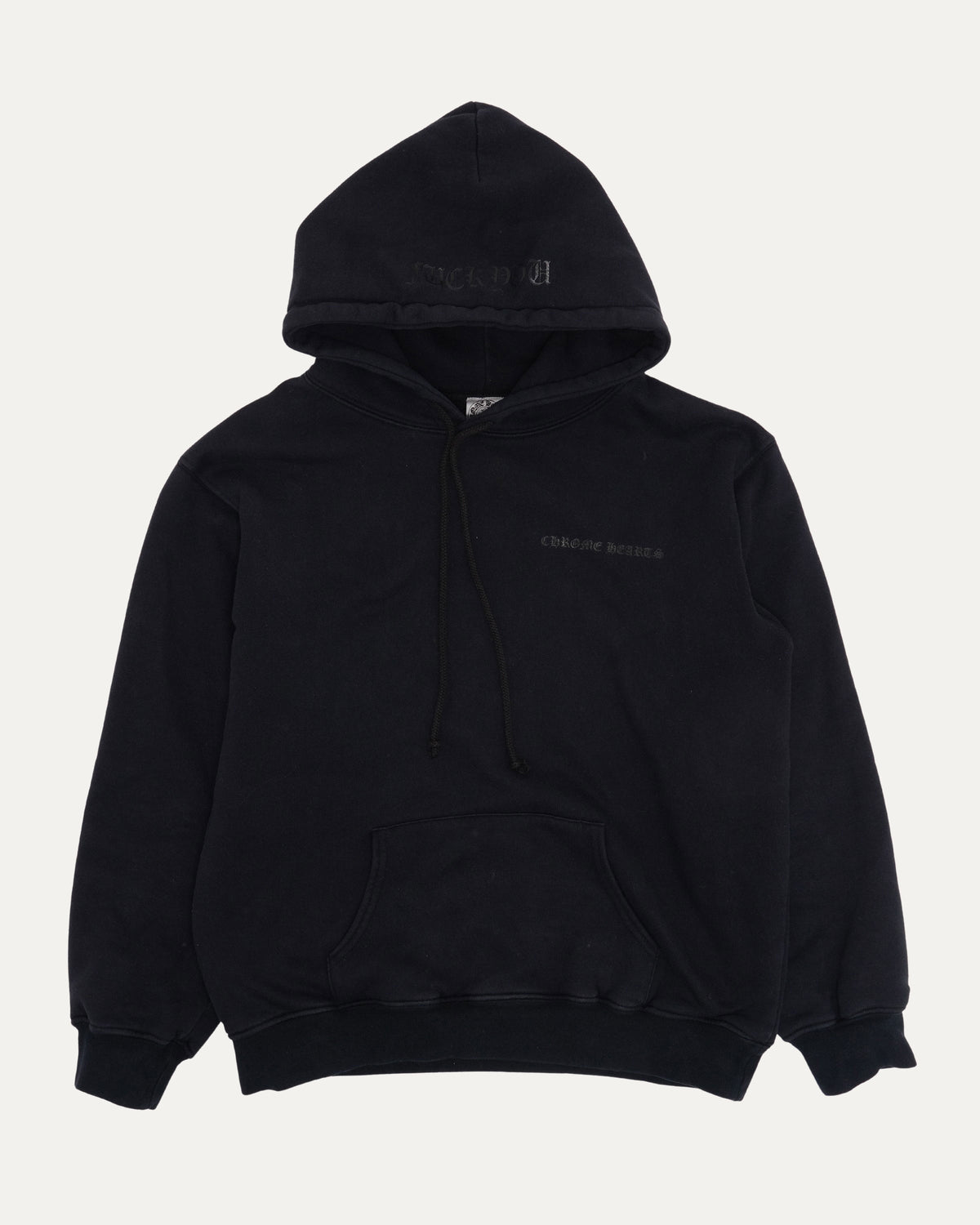 Vintage Tonal Plus Cross Thermal Lined Hoodie