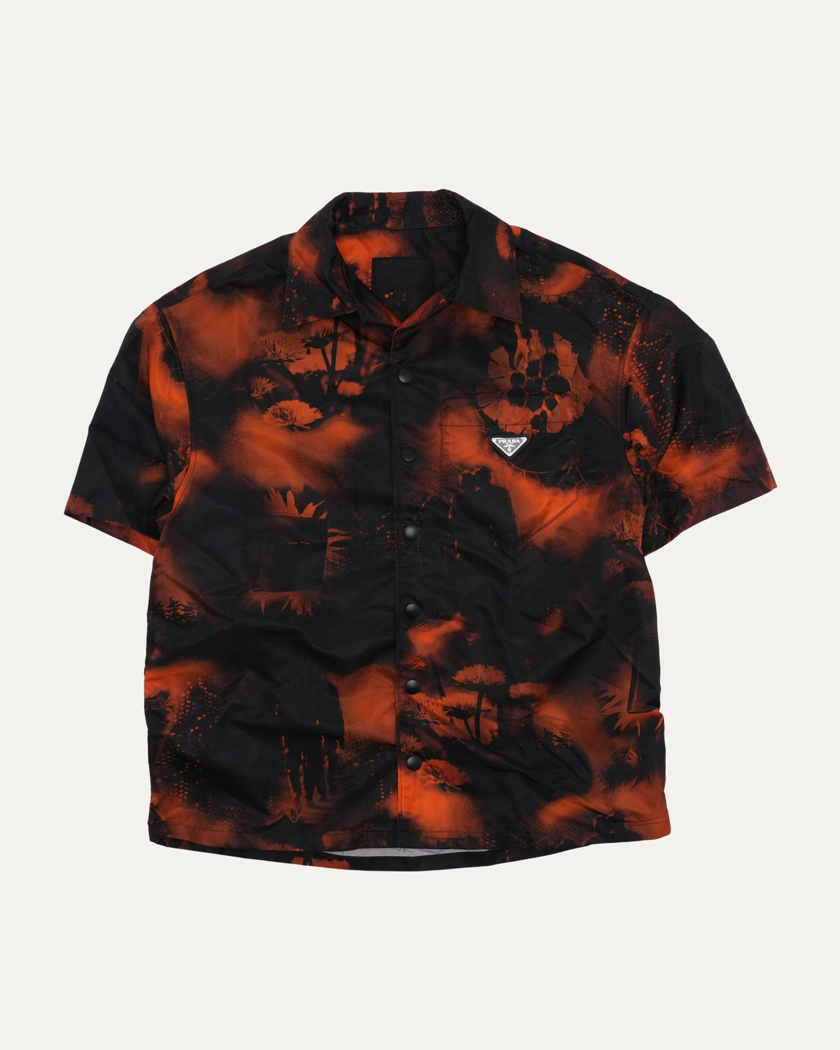 Floral Print Re-Nylon Shirt