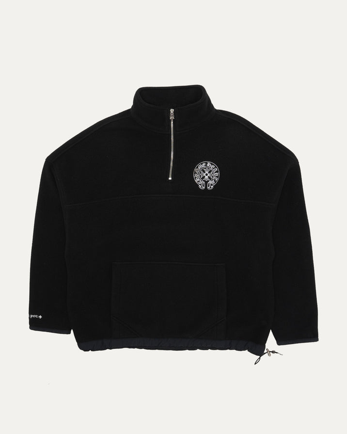 Horseshoe Logo Fleece Quarter Zip Pullover Sweatshirt