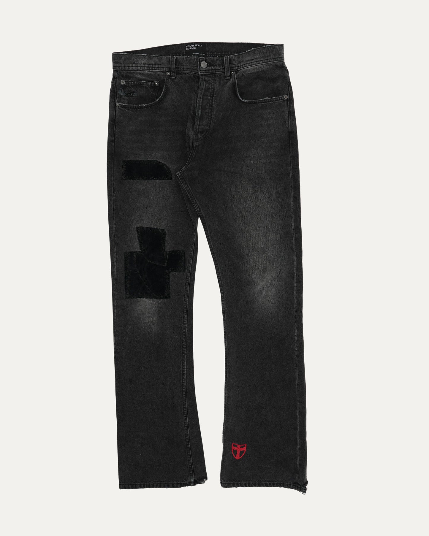 Patchwork Flare Jeans