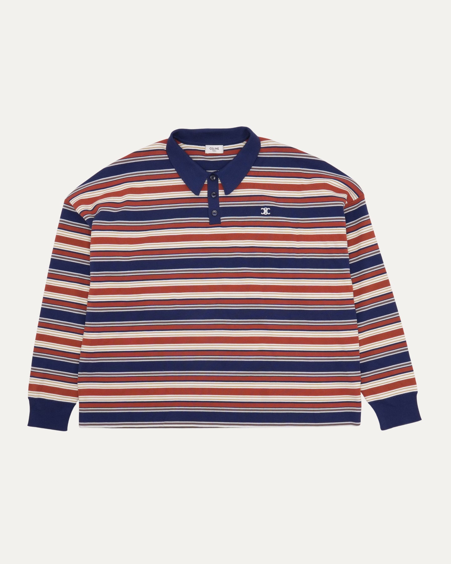 Striped Knit Polo
