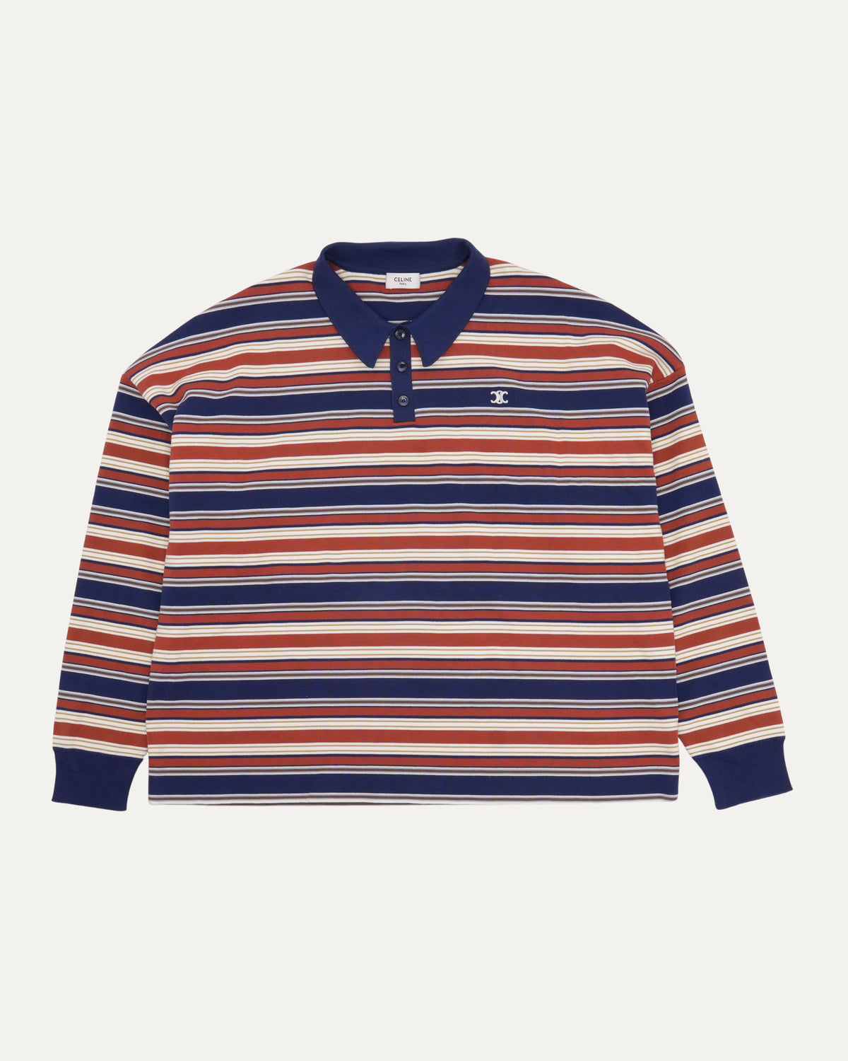 Striped Knit Polo