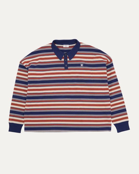 Striped Knit Polo