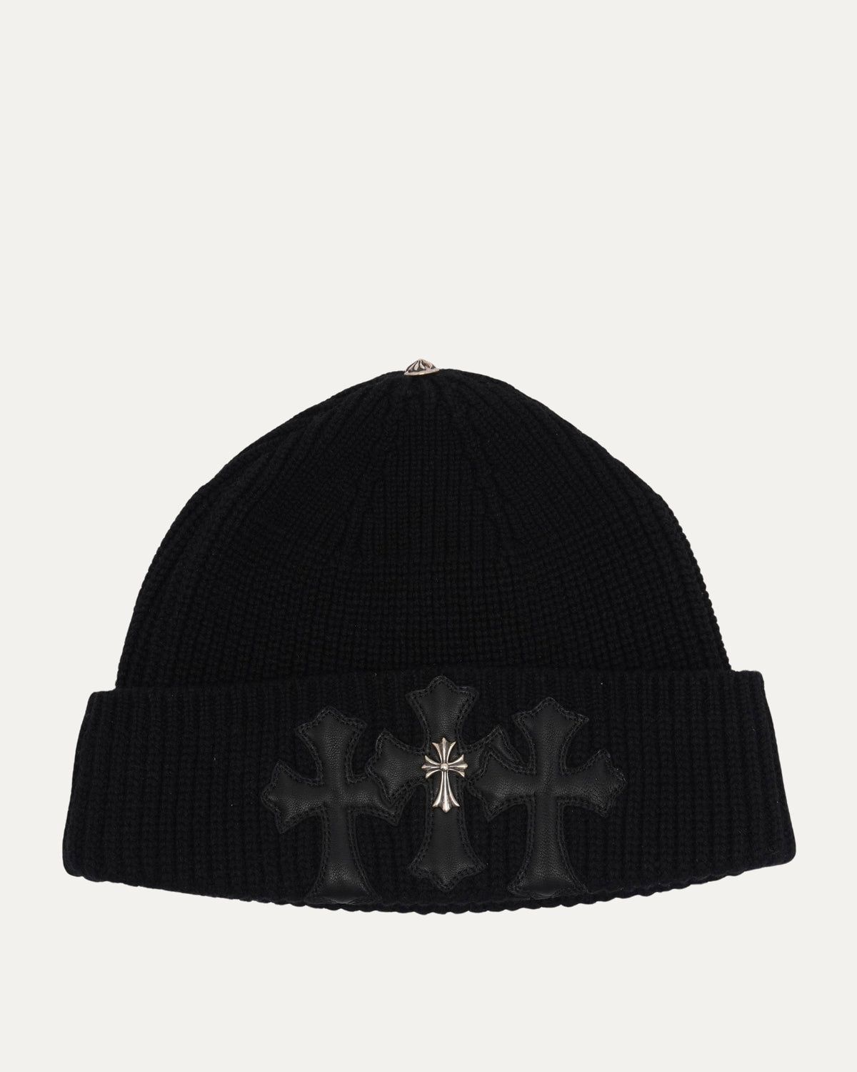 Cross Embellished Bait & Tackle Beanie