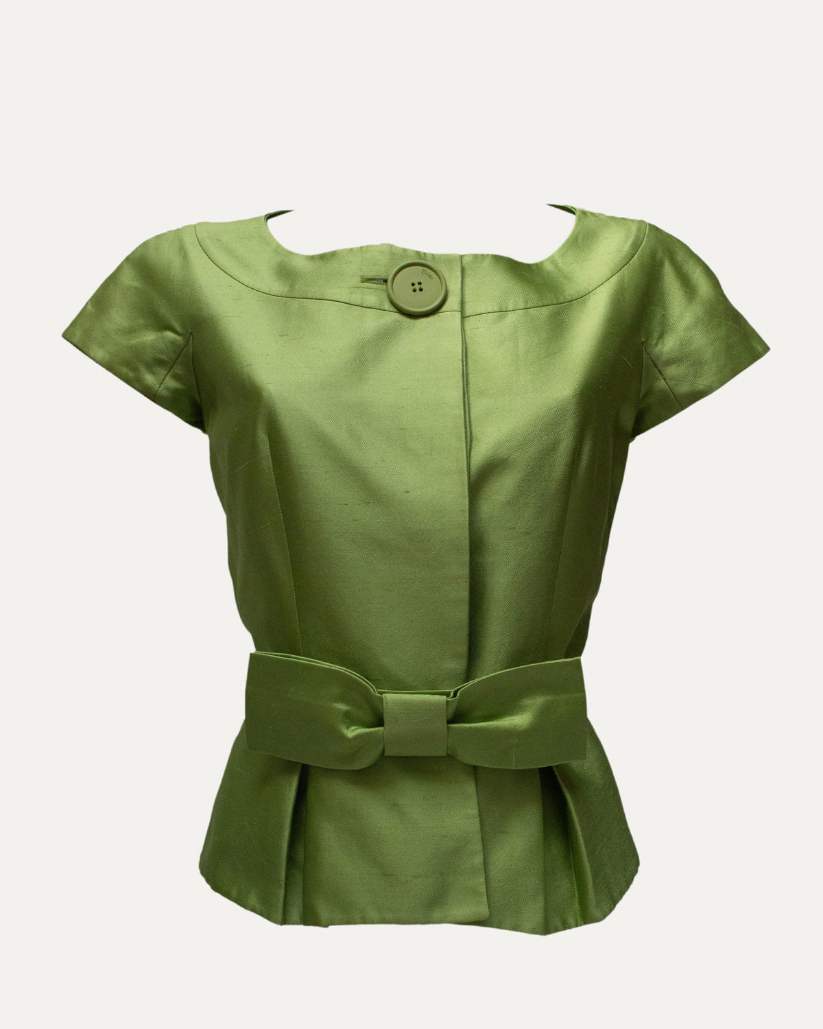 Cruise 2006 Raw Silk Belted Jacket