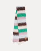 Mohair Striped Scarf