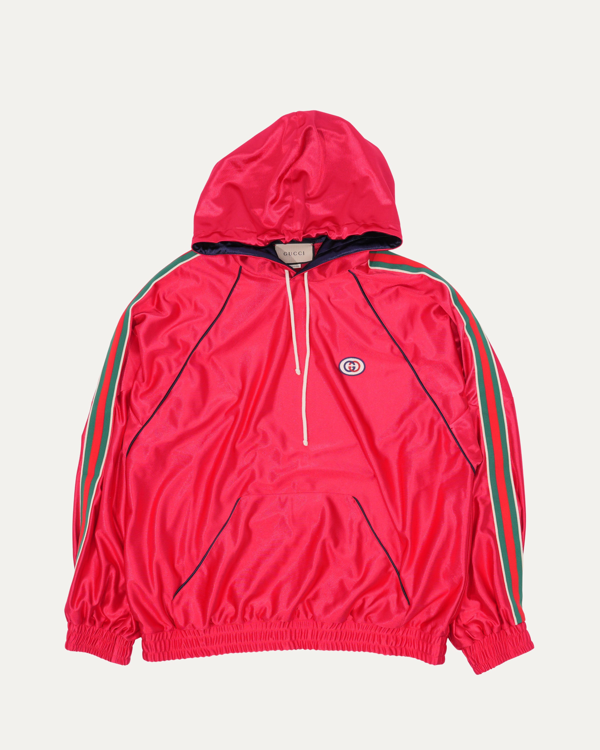 Taped Hooded Track Jacket