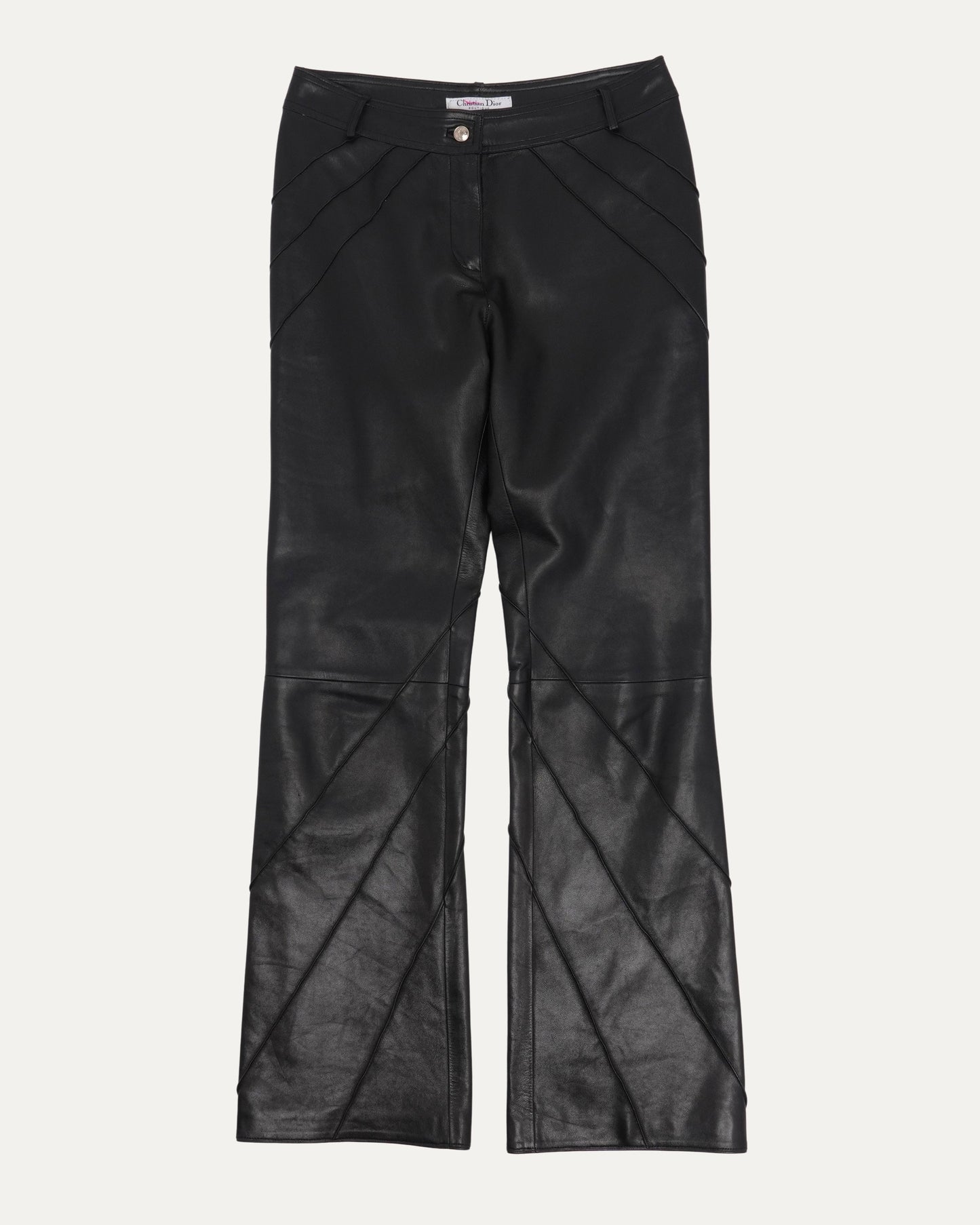 Galliano Era Leather Pants