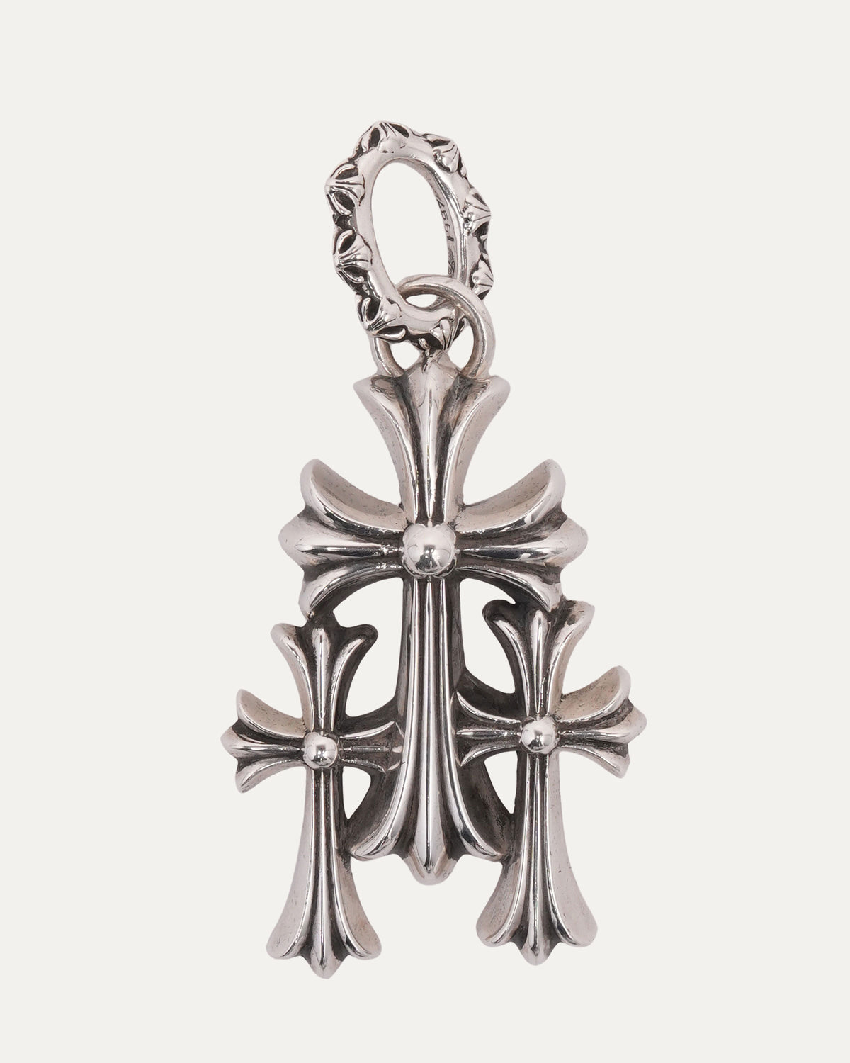 Large Triple Cross Pendant