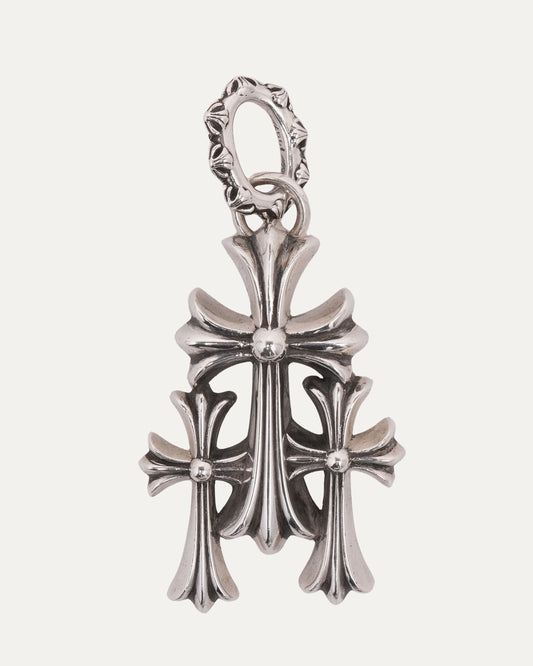 Large Triple Cross Pendant