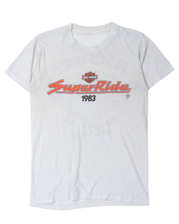 Harley Davidson 'Super Ride 1983' T-Shirt
