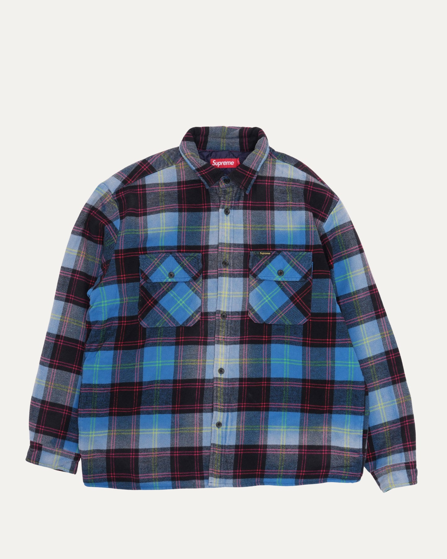 Quilted Plaid Shirt