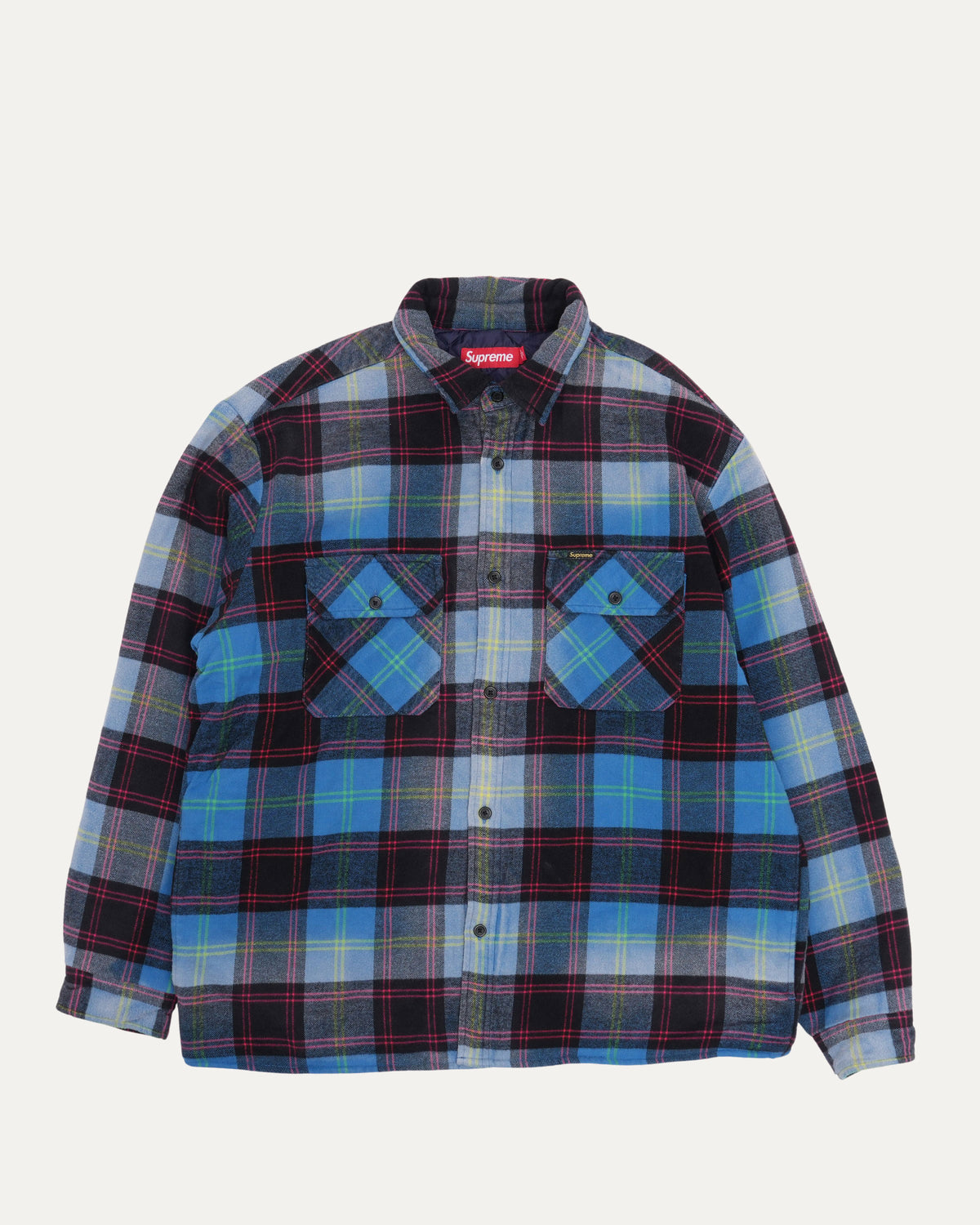 Quilted Plaid Shirt